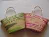 Variegated Dyeing Wheat Straw Bags with fresh color
