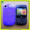 Various color glossy tpu case for blackberry 8520