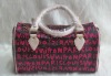 Various color printed ladies PU material handbag