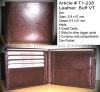 Vegetable Tanned Leather Wallet