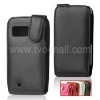 Vertical Genuine Leather Case with Magnetic Flip for Nokia E6