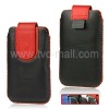 Vertical Leather Pouch Case Cover for iPhone 4S 4, Size: 7.5 x 12.5 (L x H)