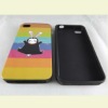 Very cute colorful soft TPU IMD phone back protective cover For 4GS