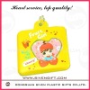 Very very lovely girls luggage tags        orange