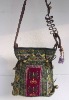 Vintage Handbag Hand Embroidered HMONG Hill Tribe Bag - Baby Carrier