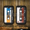 Vintage Retro Cassette Tape Back Case for HTC Wildfire