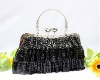 Vintage Style Beaded Embroidery Floral Chic Party Bag Purse Clutch Handbag Ivory