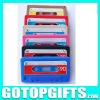 Vivid color silicone rubber cassette case