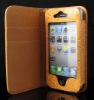Wallet Croco Skin Leather Case with Card Holder For iPhone 4 4G 4S