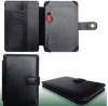 Wallet book  style leather  case for Amazon Kindle 3