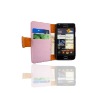Wallet card holder pu leather case for i9100 Galaxy S2