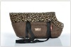 Warm pet bag over thick leopard grain a dog's cat litter backpack