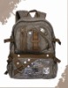 Washed Canvas school backpack