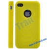 Water Ripple Style Silicone Case for iPhone 4S(Yellow)