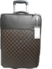 Waterproof grid PU trolley bag