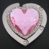 Wedding gift heart shaped foldable bag hanger ZM-HB050.