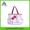 Welcomed pink bowknot nice beach bag