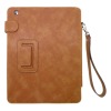 West Cowboy style leather case with name card rooms for iPad 2 magnetic closure