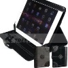 Wheel Folio style leather case for Apple ipad 2 case --hot selling!!