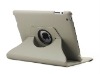 White 360 Rotary Leather Case for iPad 2