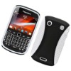 White Black Hybrid Cover Phone Case For Blackberry Bold 9300 9930 9900