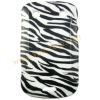 White & Black Zebra Design Both Sides Hard Case Cover Plastic Protector For Blackberry Bold 9900 9300