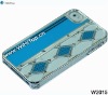 White Blue Color Luxus Design Case for iPhone 4S. 4S Luxury Case
