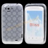 White Circle TPU Cover Case Shell For HTC Rhyme Bliss S510B