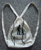 White Fashion Cotton Backpack