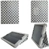 White Folding Leather Case for iPad 2