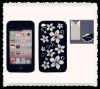 White Hawaii Silicon Skin Case + LCD iPod Touch 4G 4th