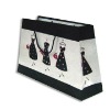 White Kraft Paper Bag with Black Cotton Rope, Various Colors are Available, Eco-friendly