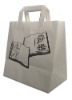 White Kraft paper bag