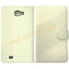 White Leechee Vein Leather Shell Skin Cover For Samsung Galaxy Note i9220