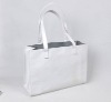 White PU women handbag
