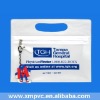 White PVC Bag With Handle And Nice Zip-fastener