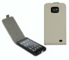 White Real Leather Case for Samsung Galaxy S2 i9100