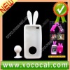 White Silicone Case for iPhone 4G