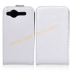 White Skidproof Leather Cover Case Shell For HTC Salsa G15 C510e