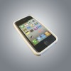 White Soft Silicone Case for iPhone4