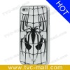 White Spider Electroplating Hard Cover 3D Case for iPhone 4S