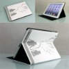 White Sweety Lovers Style for iPad 2 Leather Case