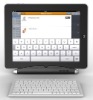 White bluetooth keyboard  for ipad