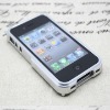 White color aluminum BLADE Bumper case For iphone 4 only 20g