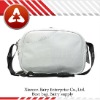 White color leather shoulder bag