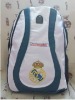 Wholesale 2012 official real madrid white sports haversack bags