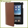 Wholesale Black Full Protection Genuine Leather Case Cover for iPad 2