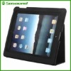 Wholesale Black Full Protection Genuine Leather Case Cover for iPad 2