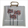 Wholesale Cane handle hession bags