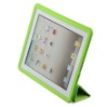 Wholesale Fold Super Slim Smart PU leather Case For iPad 2 Green Fast